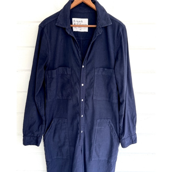 FRANK & EILEEN Northern Ireland Playsuit in Navy - M - Picture 6 of 16